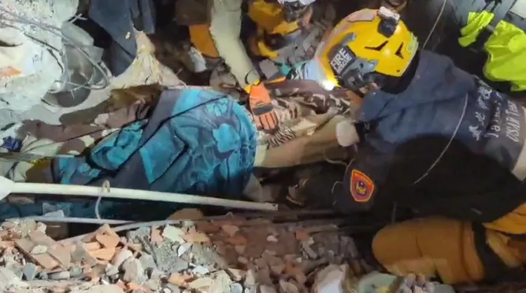 台灣搜救隊在土耳其。資料照片