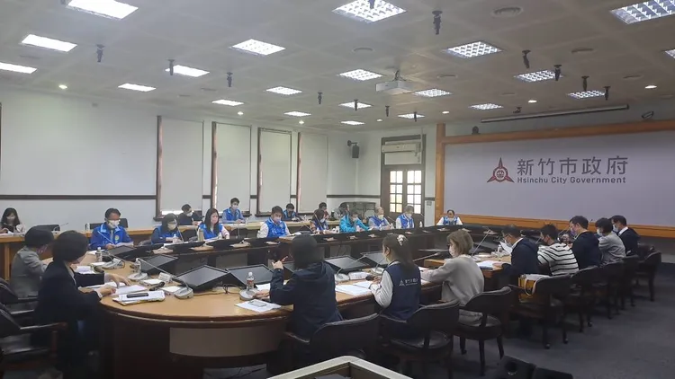 新竹縣市整合溝通平台幕僚長會議。新竹市府提供