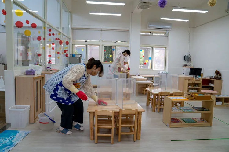 新竹市校園清消。新竹市府提供