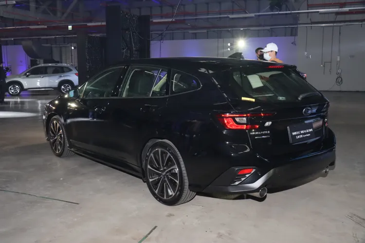 會場中業者也同步展示，即將在第二季上市的WRX Wagon性能旅行車，其具有275匹馬力的性能實力。林浩昇攝