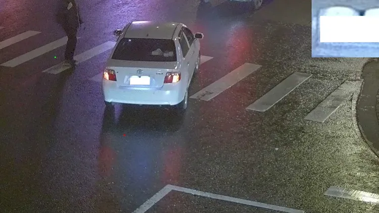 科技執法直接取締未禮讓行人。新北市警局提供