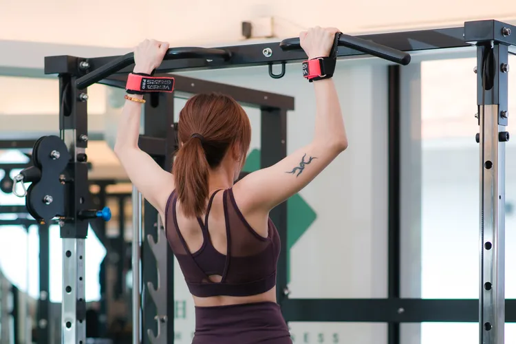 徐懷鈺賣力健身。寬宏藝術提供