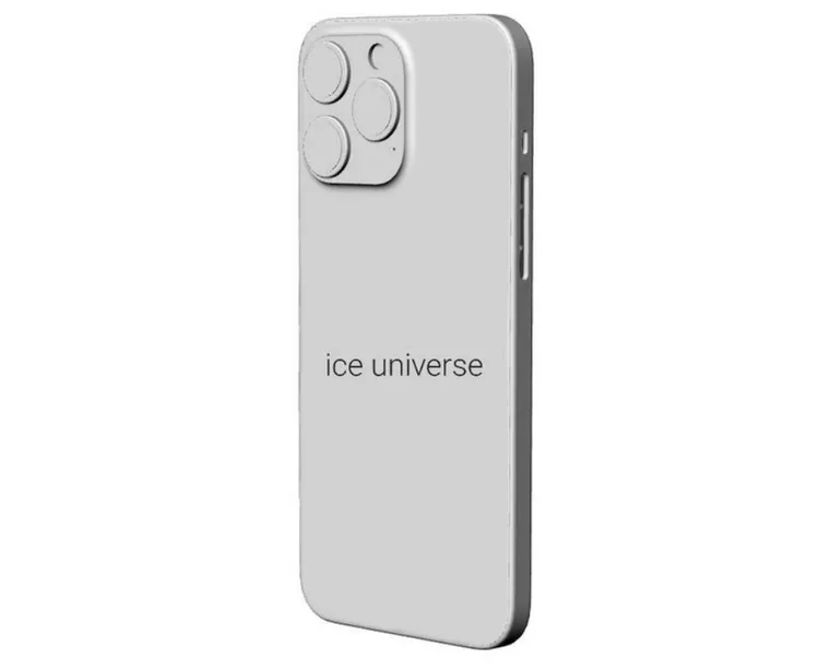 iPhone 15 Pro Max渲染圖。照片來源 @Ice Universe