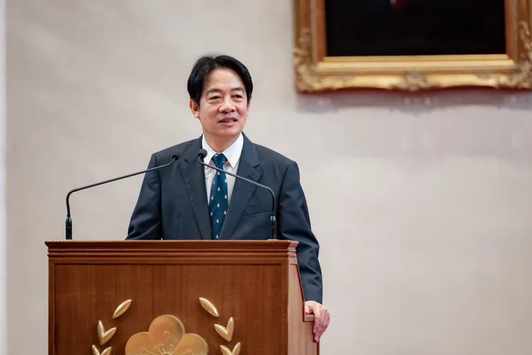 賴清德肯定台灣藥師們的貢獻。總統府提供