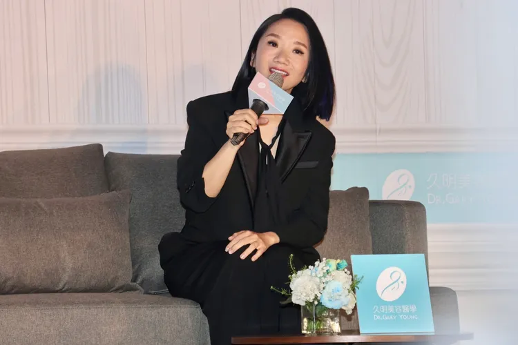 陶晶瑩談保養之道。彭欣偉攝