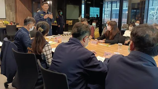 深入新市鎮與民面對面　淡水警辦座談徹底根絕犯罪