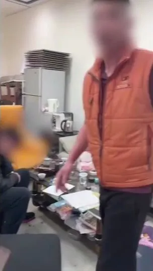 警方趕到鐵皮屋，林男還對警方辯稱只是債務協商。淡水警分局提供