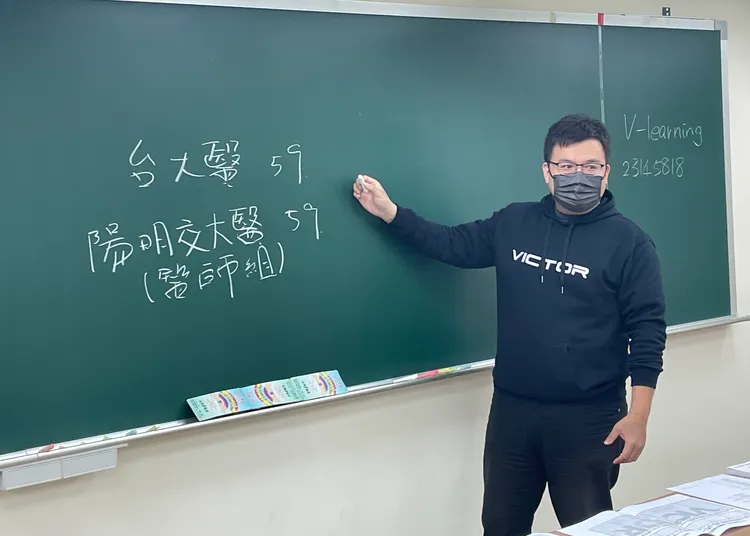 得勝者文教搶先公布學測落點分析。陳明萱攝