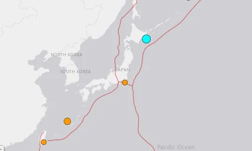 日本北海道規模6.1地震 最大震度5級