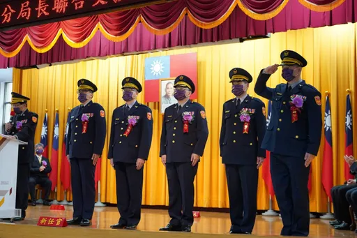 竹市警卸、新任分局長聯合交接 全力以赴!顧好治安及交通