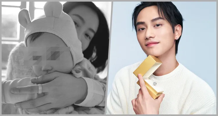 29歲男星范少勳（右圖）在情人節的當天，透過與瑞士珠寶腕錶品牌合作的情人節企劃，釋出他親自掌鏡下的妻子與剛出生的女兒照片，甜蜜宣布成為人夫人父的人生進階喜訊。品牌提供