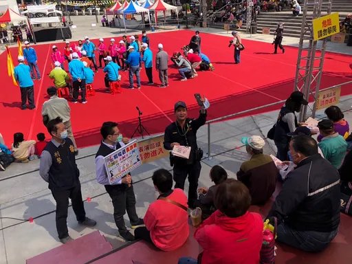 警分局长率队走进宗教民俗现场　多元管道教民众识诈、阻诈