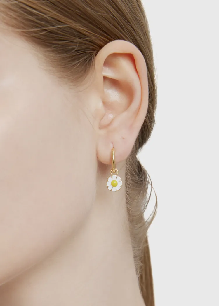 WILHELMINA GARCIA Daisy雛菊耳環，3280元。THE SPAACE提供