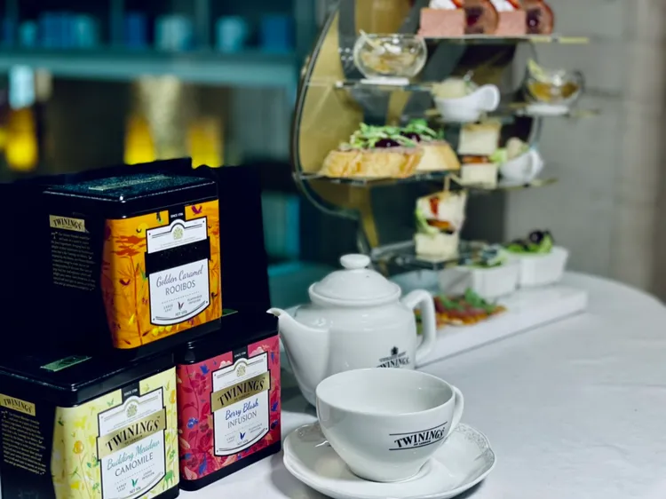 TWININGS X 大地酒店推出永續漫旅下午茶。曾仲葳攝