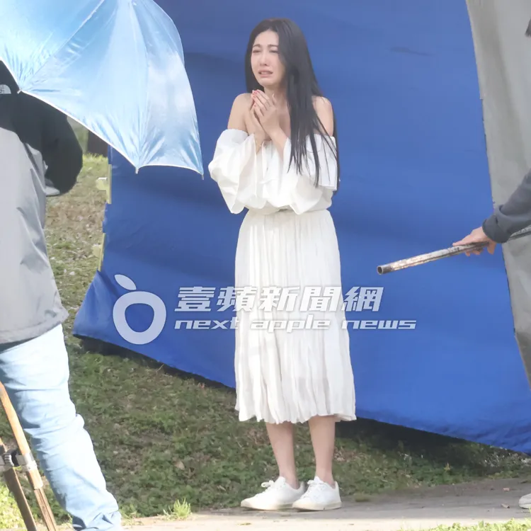 王晴哭到無法自拔。特勤中心攝