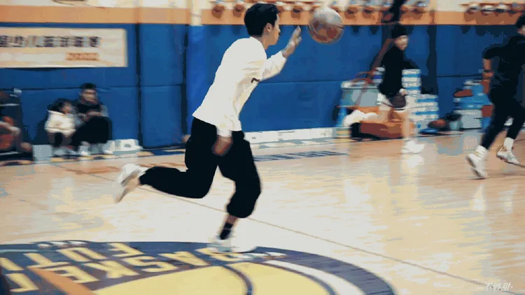 王鶴棣運球滿場飛。翻攝black-sphynx-微博