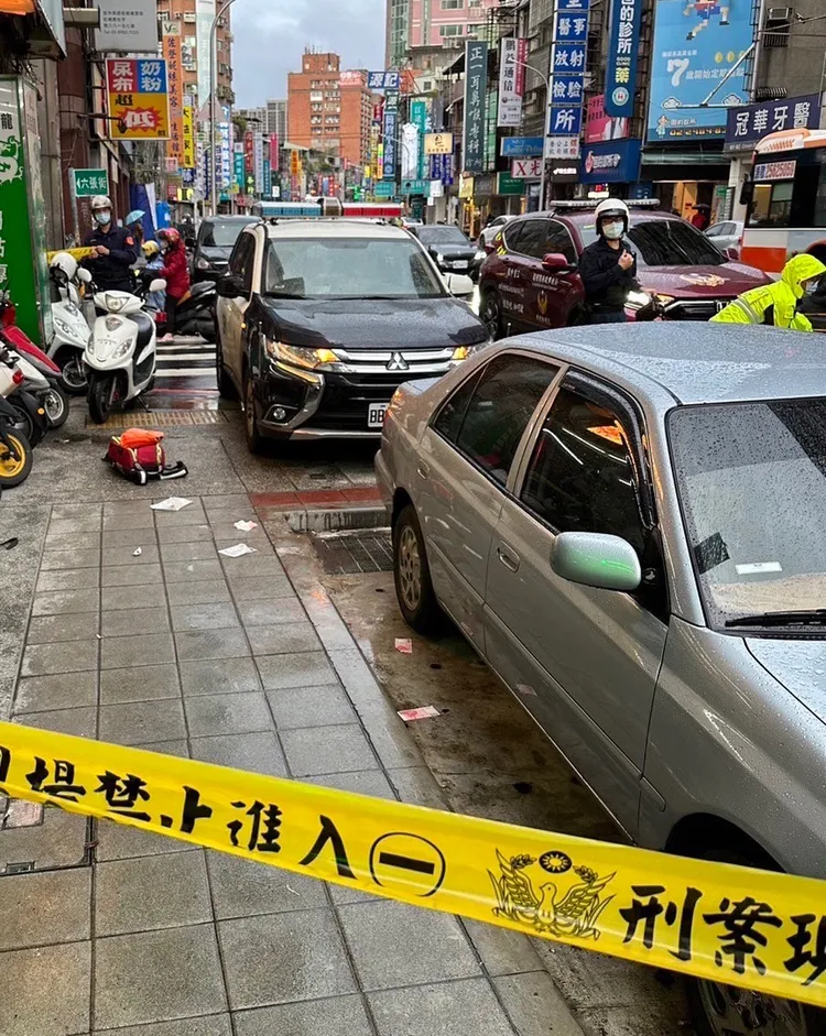 警方在現場拉起封鎖線。三重警分局提供