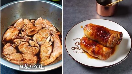 超簡單0失敗！「爆汁雞腿捲」看完就會　25秒變大廚