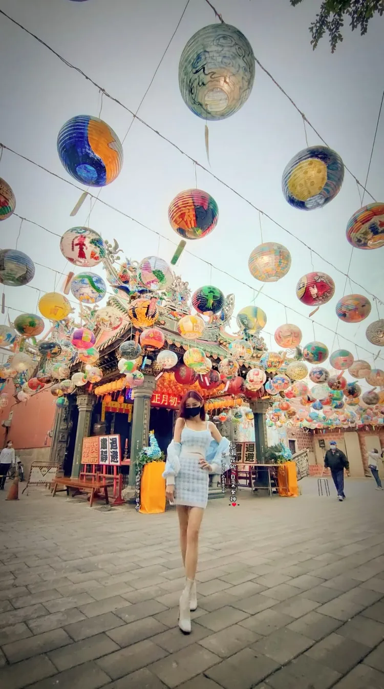 長瀨昆妮到台南遊玩。翻攝自長瀨昆妮臉書