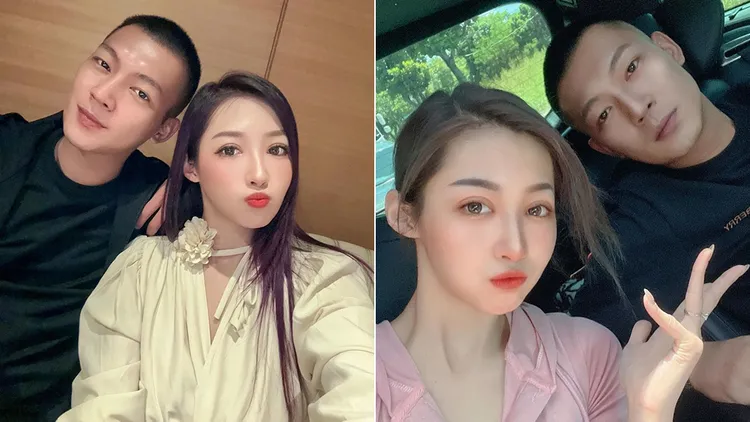 鳳梨與女友歐菈。翻攝自歐菈IG