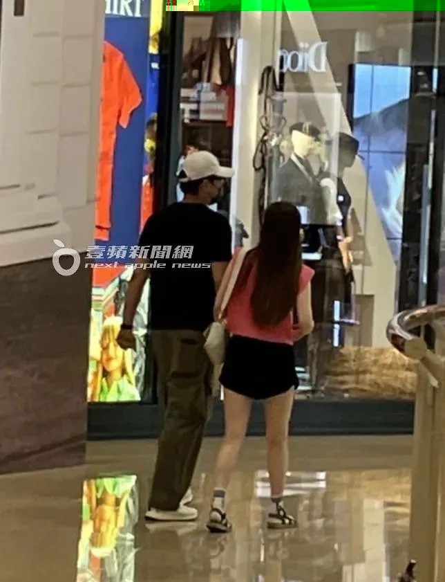 婚後愛雅與老公W先生首度現身，被直擊2人手勾著手過台北101。資料照片