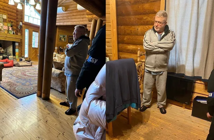 億萬富豪柯羅莫伊斯基的住家也被搜索。翻攝推特