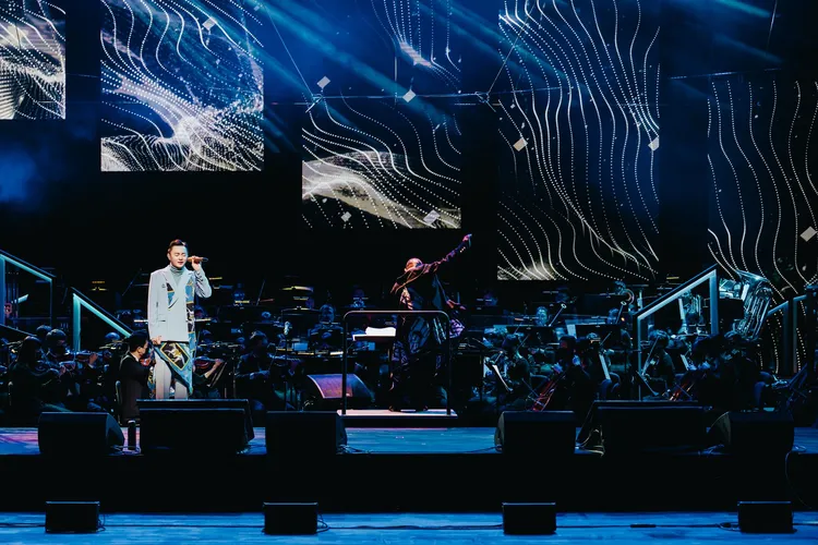 許富凱不捨父親在加護病房，憂心病情的他仍敬業演出。衛武營國家藝術文化中心提供