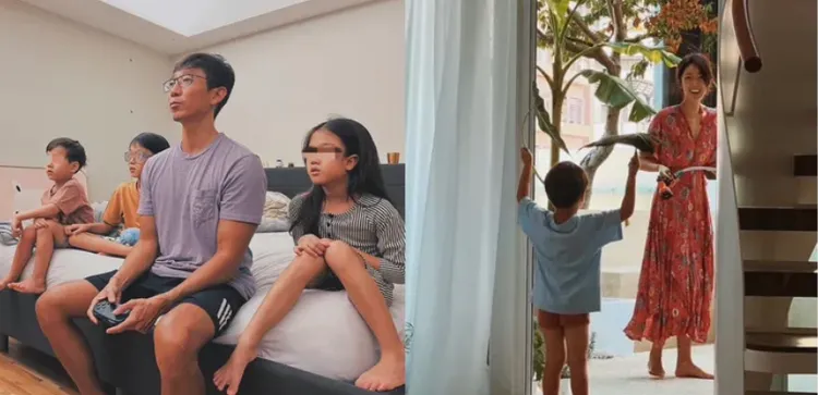 隋棠被樓下住戶抗議放任孩子半夜跑跳，雙方對簿公堂。翻攝隋棠臉書