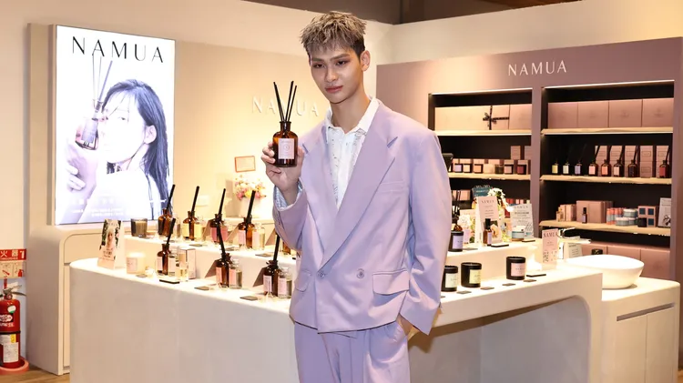 夏浦洋分享喜歡木質調香氣。莊宗達攝