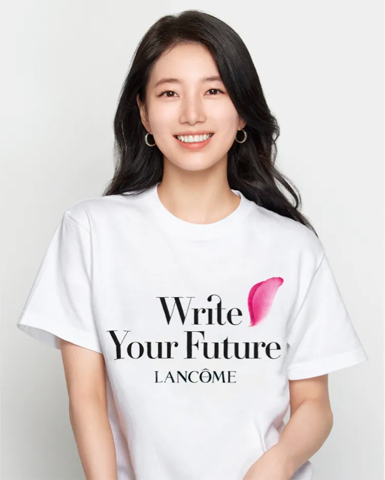 秀智自2018年起成為蘭蔻韓國代言人。翻攝lancomeofficial IG