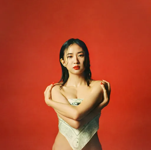 9m88抱胸「春光乍現」不藏了 差一點就一絲不掛上陣