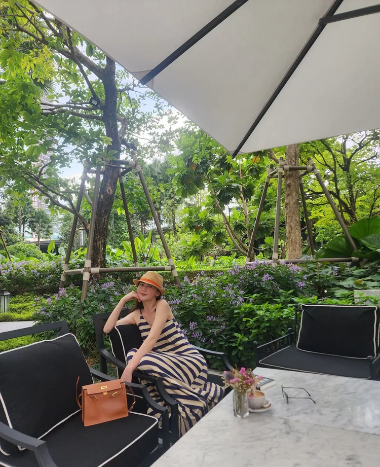 簡沛恩日前飛泰國曼谷旅遊。 楠軒工作室提供