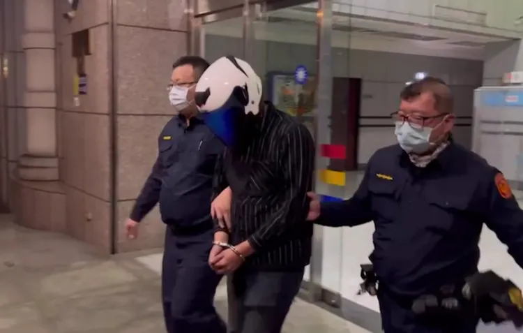 警方將李男移送法辦。翻攝畫面
