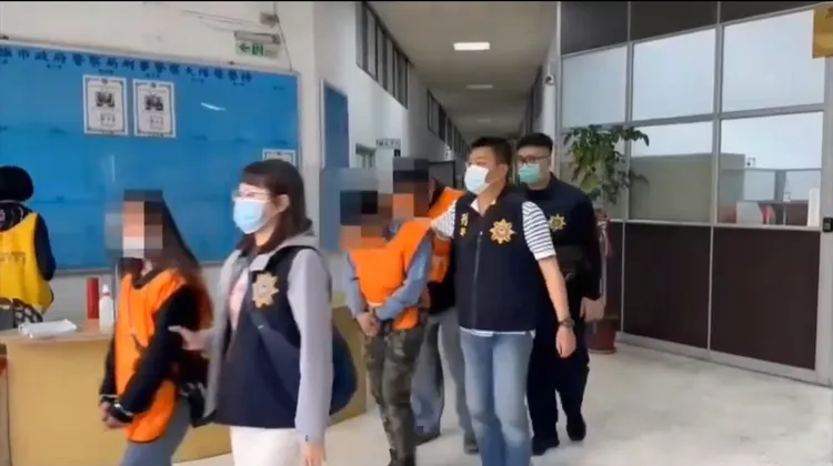 警方逮捕以周男為首的暴力犯罪集團。讀者提供