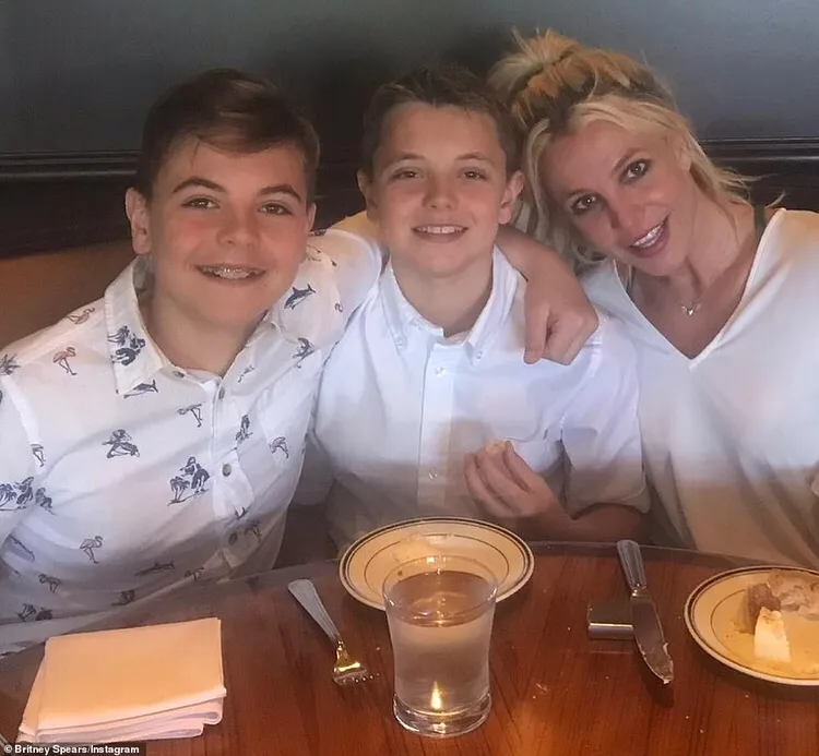 布蘭妮為了兒子拒絕見她很受傷。翻攝britneyspears IG