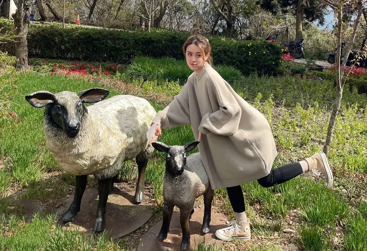 邱偲琹是家裡的開心果。周子娛樂提供