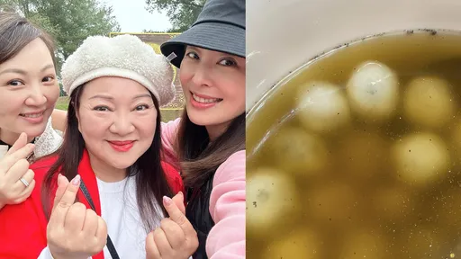 白冰冰豪宅曝光!賈永婕坐雕花木椅、湯圓裡有「水晶燈」 還乘快艇遊湖