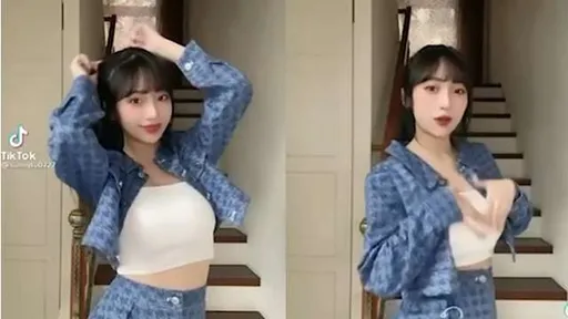 大眼正妹跳舞超吸睛 临时换歌也难不倒她