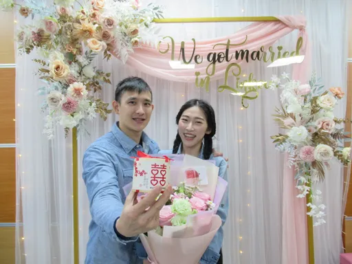 情人節上演疫後「報復性結婚潮」 新北536對登記暴增4倍