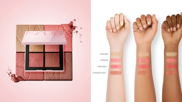 純慾高潮4色頰彩盤，1850元。品牌提供