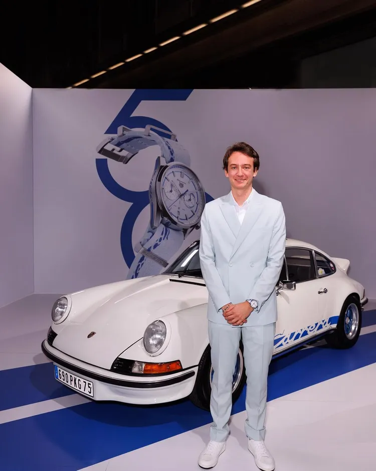 28歲的Frédéric Arnault是瑞士製錶泰格豪雅的執行長 。翻攝frederic.arnault IG