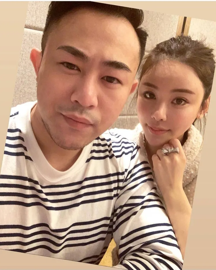 蔡天鳳與前夫的哥哥鄺港傑感情融洽，還聘請他當司機。翻攝IG
