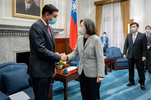 接見美重量級議員訪團 蔡英文:台美尋求更多合作機會