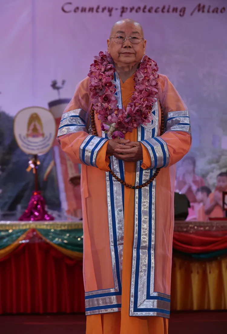 妙崇寺住持宏安長老尼。翻攝畫面