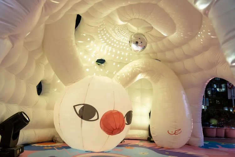 台灣燈會作品「Hi Hide」。北市觀傳局提供