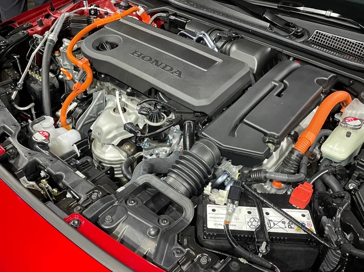 Civic e:HEV動力可達到184匹馬力及32.1kgm扭力的輸出，0~100km/h加速7.8秒可完成。林浩昇攝