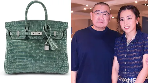 劉鑾雄拍賣77個名牌包收益近億元!愛馬仕鑲鑽鱷魚皮柏金包最高價