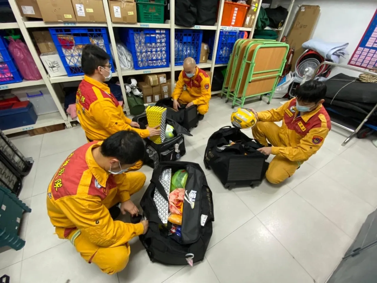 一旦接獲外交部或消防署指示,搜救隊將立刻前往土耳其救援。消防局提供