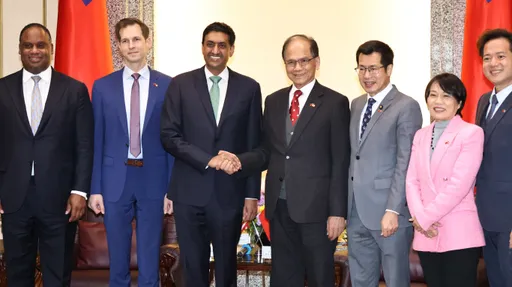 美國跨黨派眾議員訪台 游錫堃喊「期盼台美合作」不忘再批中國