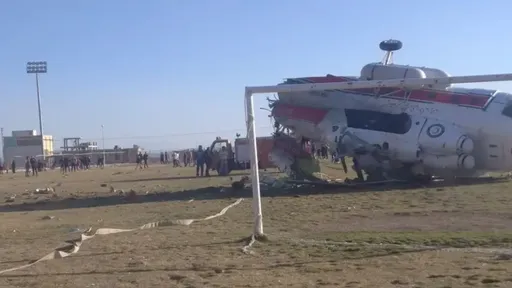 載伊朗體育部長直升機墜毀 部長顧問遇難、12人傷